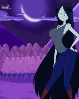 1girls 2025 adventure_time animated areola areolae ass bermasin big black_hair breast_expansion breast_growth breasts_bigger_than_body breasts_bigger_than_head breasts_bigger_than_torso breasts_out cartoon_network fang_marks female female_focus female_only grey_body hand_on_ass huge_breasts jeans large_breasts long_hair looking_at_viewer marceline marceline_abadeer moon moonlight night night_sky short_sleeves showing_breasts showing_off standing tagme tree trees twitter_link video wink winking winking_at_viewer
