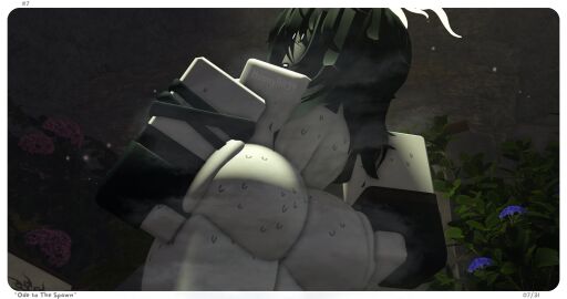 1girls 3d ass ass_focus female forsaken_(roblox) moonyrr34 roblox roblox_game robloxian rule_63 tagme two_time watermark