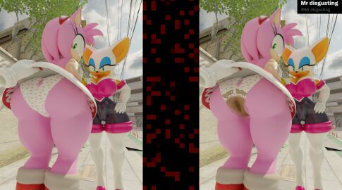 absurd_res accident amy_rose ass assisted_exposure bat big_ass big_butt bottomwear bottomwear_pull clothed clothing clothing_pull dress eulipotyphlan feces female heart_print_panties heart_print_underwear hedgehog hi_res huge_ass huge_butt looking_back mammal mr_disgusting panties raised_bottomwear raised_clothing raised_skirt rouge_the_bat scat sega shart skirt skirt_pull soiling soiling_underwear solo sonic_(series) sonic_the_hedgehog_(series) stained_clothing stained_underwear tail underwear white_clothing white_underwear wide_hips