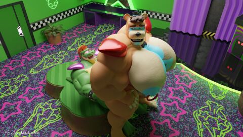 2023 3d 3d_model alligator alligatorid anal anal_sex anthro anthro_on_anthro anthro_only anthro_penetrated anthro_penetrating anthro_penetrating_anthro ass bara bear codans crocodile crocodilian crocodylid detailed_background digital_media_(artwork) five_nights_at_freddy's five_nights_at_freddy's:_security_breach from_behind from_behind_position gay gay_domination gay_sex glamrock_freddy_(fnaf) glasses male male/male male_focus male_only male_penetrated male_penetrating male_penetrating_male mammal mammal_humanoid mohawk mohawk_(hairstyle) montgomery_gator_(fnaf) penile penile_penetration penis penis_in_ass reptile reptile_humanoid scottgames sex sex_from_behind star_glasses steel_wool_studios sunglasses ursid ursid_humanoid yaoi