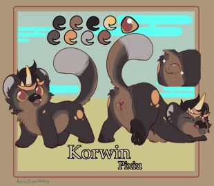 absurd_res animal_genitalia animal_penis bunzillaking canid canine canis fabulous_beasts feral feral_vagina genitals hi_res korwin mammal mythological_creature mythology penis pixiu wolf you_shou_yan