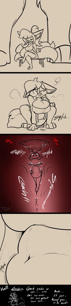 2022 absurd_res anthro anthro_on_anthro anthro_pred anthro_prey bench big_breasts biped bodily_fluids bottomwear breasts canid canine cleavage close-up closed_eyes clothed clothing comic crouching dessert dialogue doughnut dress duo ears_down eating eating_food endosoma english_text extreme_size_difference female female/female female_anthro female_pred female_prey food fox front_view fully_inside genital_fluids hair head_first heartbeat hi_res huge_breasts internal larger_pred long_hair long_image looking_pleasured macro mammal micro midriff muffled muffled_speech multi_tail navel nipple_outline onomatopoeia pastry penetration pivoted_ears ponytail pussy safe_vore signature simple_background sitting size_difference skirt slightly_chubby smaller_prey soft_vore sound_effects standing tail tail_motion tailwag tall_image text unbirthing uterus vaginal_fluids vaginal_penetration verysoft vore