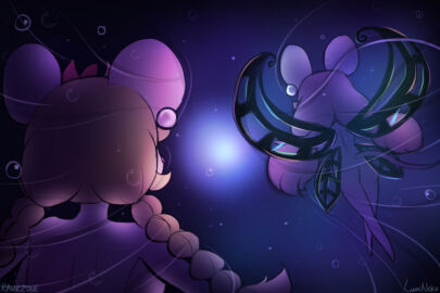 2girls fairy female furry luminaura mouse nude original underwater