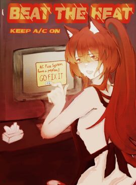 animal_ears animal_girl animal_tail apron female