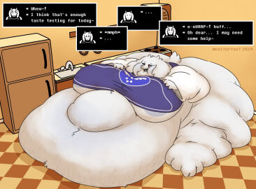 ass big_ass big_breasts blob breasts bubble_ass bubble_butt female furry huge_ass huge_breasts hyper hyper_obese mexifurfoof milf morbidly_obese morbidly_obese_female overweight ssbbw thick_thighs toriel undertale unrealistic_proportions wide_hips