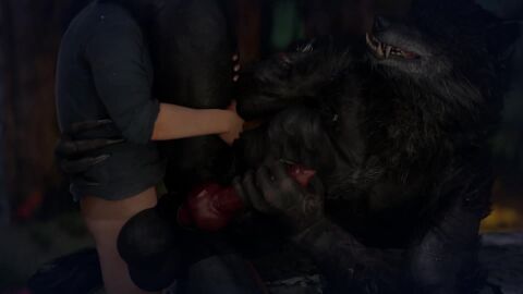 2boys 3d anal anal_sex animated anthro anthro_penetrated balls big_balls black_body black_fur canid canine canine_penis canis clothing dominant_human duo fangs freedov3_(edward) fur gay genitals hi_res human human_on_anthro human_on_male human_penetrating human_penetrating_anthro humanoid interspecies knot knotted_penis light-skinned_male male male/male male_only mammal mythological_canine mythological_creature mythology penetration penis red_penis sex shirt short_playtime size_difference small_dom_big_sub small_top small_top_big_bottom tagme teeth topwear video werecanid werecanine werecreature werewolf werewolf_the_apocalypse wolf yellow_eyes