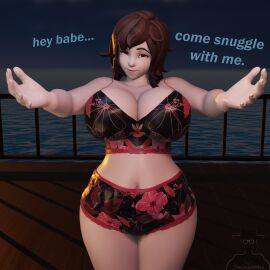 1girls 3d activision areolae asian asian_female ass bbw belly big_ass big_breasts blender blender_(software) blizzard_entertainment bottom_heavy breast_press breast_squeeze breasts bust busty chubby chubby_female cleavage cleavage_overflow curvaceous curvy curvy_figure cute dialogue english_text female female_only glasses hips hourglass_figure hug hug_invitation huge_ass huge_breasts large_ass large_breasts legs light-skinned_female light_skin mature mature_female mei-ling_zhou mei_(overwatch) mei_ling_zhou muffin_top nipples outstretched_arms overflowing_breasts overwatch overwatch_2 overweight overweight_female plump pose pov shiny_skin skindentation sleepwear solo text theduudeman thick thick_hips thick_legs thick_thighs thighs tight_clothing top_heavy voluptuous waist wholesome wide_hips