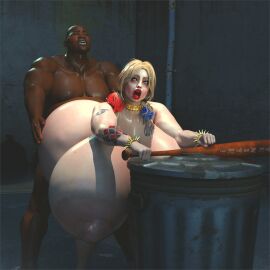 1boy 1girls 3d ass batman_(series) bimbo bimbo_body bimbofication blonde_hair breasts collar completely_naked completely_nude dark-skinned_male dark_skin dc dc_comics female gigantic_ass gigantic_breasts harley_quinn harley_quinn_(arkham) harley_quinn_(suicide_squad_game) huge_ass huge_breasts hyper hyper_ass hyper_bimbo hyper_breasts hyper_hourglass interracial jackd22 male muscular muscular_male nude nude_female nude_male sex sex_from_behind spiked_bracelets suicide_squad suicide_squad:_kill_the_justice_league suicide_squad_(2016) thick_thighs voluptuous wide_hips