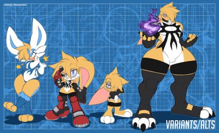 0r0 0r0ch1 2020 3_toes 5_fingers alternate_costume ambiguous_gender animal_humanoid anthro armwear ass bare_thighs big_butt big_ears black_markings blonde_hair blush boots buckteeth chibi cinderace claws clothed clothing color_swatch curvy_figure ears_back ears_down english_text fan_character feet femboy fingers footwear front_view fully_clothed fur generation_8_pokemon gloves group hair hair_over_eye handwear hindpaw huge_butt humanoid inside lagomorph lagomorph_humanoid legwear leporid long_ears long_feet looking_at_viewer looking_back looking_to_viewer male male/male mammal mammal_humanoid markings mobian_(species) model_sheet muscular nintendo nude nude_anthro nude_male one_eye_obstructed onomatopoeia paws pivoted_ears pokemon pokemon_(species) rabbit rear_view reference_image sega shoes solo sonic_(series) sonic_the_hedgehog_(series) standing stockings teeth text toe_claws toeless_legwear toes topwear voluptuous voluptuous_femboy white_body white_fur wide_hips yellow_body yellow_fur