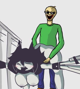 1boy 1girls ahe_gao ahegao anal baldi baldi's_basics_in_education_and_learning big_breasts breasts female fundamental_paper_education male meme miss_circle miss_circle_(fundamental_paper_education) mlg_glasses naked nude tagme teacher