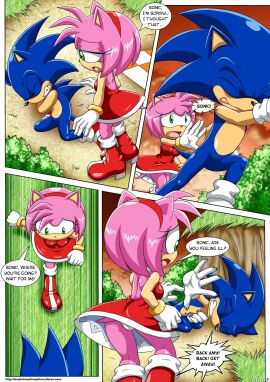amy_rose bbmbbf comic mobius_unleashed palcomix panty_shot sad sega sonic_(series) sonic_the_hedgehog sonic_the_hedgehog_(series) text the_werehog_(comic)