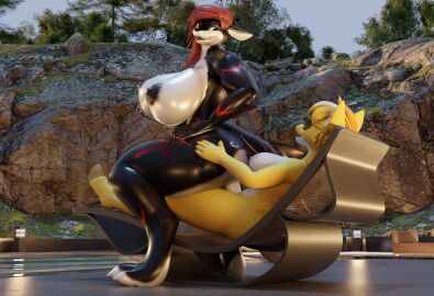 3d abel_(haolde) anal anal_sex animal_genitalia animal_penis anthro ass big_breasts black_nipples blender_cycles breasts butt_tattoo canid canine canis digital_media_(artwork) duo equid equine equine_genitalia equine_penis eyewear female fish futanari genitals hand_on_ass hand_on_butt haolde haolde_(character) hi_res horse huge_breasts hybrid intersex intersex/female leg_tattoo mammal marine nipples on_bottom on_top penetration penis pool reverse_cowgirl_position sex shark sunglasses tattoo wolf