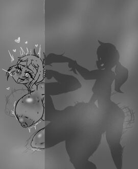 1futa 1girls abdominal_bulge ahe_gao areolae ass belly_bulge bent_over big_areola big_ass big_breasts breasts corruption cucked_by_futa erection female femsub futa_on_female futadom futanari hair_grab hair_pull huge_breasts huge_cock intersex larger_female long_hair long_penis looking_pleasured moaning_in_pleasure monochrome nipples ntr penetration penis pussy sex silhouette silhouette_sex size_difference small_but_hung small_dom_big_sub smile standing standing_sex stomach_bulge sweat thick_penis thick_thighs thrusting vaginal vaginal_penetration vaginal_sex zaberovich