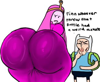 1boy 1girls 2024 2d adventure_time ass ass_expansion backpack bag big_ass big_butt bubble_ass bubble_butt cartoon_network clothing comedy female finn_the_human full_color fully_clothed funny human humor lemonadepikachu looking_back male massive_ass massive_butt meme mewing mewmaxxing mogger mogging no_penetration pale_skin pink_body pink_hair pink_skin princess_bubblegum tagme text warner_brothers