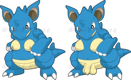 1boy 1girls balls blackcachomon breasts female feral foreskin humanoid_genitalia humanoid_penis long_foreskin male nidoqueen nintendo nipples penis pokemon pokemon_(species) pokemon_only pokémon_(species) pussy testicles uncircumcised uncut vagina wild_eevee