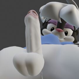 3d anonymous_artist anthro balls balls_out dick dick_out first_person_view futa_only futanari gay genitals glans intersex low_res penis sabrina_(sabrina_online) sabrina_online solo solo_focus