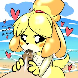 2024 animal_crossing anthro ass beach big_ass big_butt black_eyes canid canine canis clothing cloud dialogue domestic_dog duo fellatio female fur genitals heart_symbol hearts_around_head hi_res human isabelle_(animal_crossing) male male/female mammal mii2sii nintendo ocean_floor oral penile penis penis_tip penis_worship pokesiimii sea sex shih_tzu signature sky skyscape small_penis small_penis_adoration small_penis_appreciation sucking_tip tan_body tan_fur text toy_dog translucent translucent_clothing water wet wet_body wet_clothing wide_hips yellow_body yellow_fur