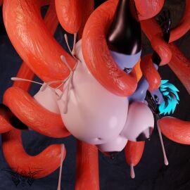 absurd_res belly big_belly black_nipples bodily_fluids breasts cum cum_in_vagina cum_inside excessive_cum excessive_genital_fluids female genital_fluids hi_res hyper_penetration navel nipples penetration phrostbite pregnant rose_(rosepawsarts) solo tentacle tentacle_in_vagina tentacle_penetration vaginal_penetration