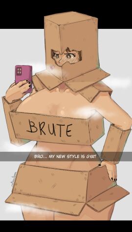 1girls 2d 2d_(artwork) 2d_artwork big_boobs big_breasts big_hips big_thighs big_tits blush boobs box boxy_(fortnite) brainrot breasts cardboard cardboard_box color colored digital_art digital_drawing_(artwork) digital_media digital_media_(artwork) female female_focus female_only fortnite fortnite:_battle_royale hips huge_breasts mostly_clothed mostly_nude notnoctam nude selfie snapchat solo solo_female solo_focus text thick_hips thick_legs thick_thighs thighs tits