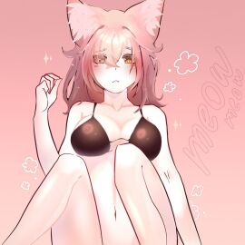 ass big_breasts big_thighs big_waist blush breasts cat_ears cat_girl catgirl cute demon demon_girl demon_horns different_eye_color enjoying female fun funny happy horns horny large_ass large_breasts larger_female laying laying_on_back laying_on_bed lingerie lingerie_bra lingerie_only love lustful lustful_energy lustful_eyes morning naked neko_girl office office_lady pink pink_hair pink_nipples pink_skin sex shy sifu straight sweet tail thick thick_ass thick_thighs thick_waist thick_whore tired waist yuna_tao