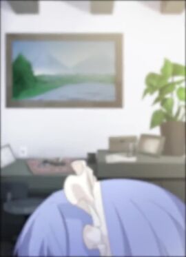 2d_animation animated atkoart blue_hair clothed_sex cowgirl_position cum_in_pussy internal_view lewdeniva maid saki_(theatko) sound tagme the_atko video