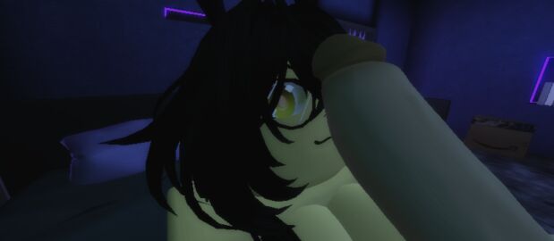 bee black_hair dick glasses male penis smug yellow_eyes yellow_skin