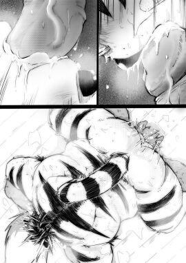 69_position anthro ass bodily_fluids canid canine canis cum cum_in_mouth cum_inside domestic_dog duo erection felid fellatio fur genital_fluids genitals hi_res licho_(tas) lifewonders male male/male mammal moritaka_(tas) musclegut muscular nude oral pantherine penile penis penis_in_mouth sex striped_body striped_fur stripes tiger tokyo_afterschool_summoners yunukopi