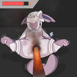 black3white bondage burn burn_scar burning cry crying drool drooling female female_only feral_female health_bar health_points legs_apart legs_open legs_spread legs_up pain painful painful_penetration pokemon pokemon_(species) pokemon_only pokephilia pokémon_(species) pole pussy sylveon
