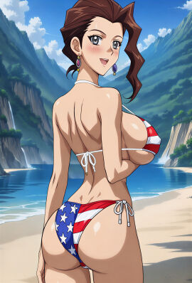 4k 4k_resolution 8k ai_generated american_flag_bikini ass ass_focus beach big_ass big_breasts big_butt bikini breasts cameltoe curvy fat_ass female female_only fonda_fontaine from_behind hips huge_ass huge_breasts huge_butt large_ass large_breasts large_butt massive_breasts nipples outdoors pussy shonen_jump shounen_jump shueisha stable_diffusion swimsuit teacher underboob upscaled voluptuous weekly_shonen_jump weekly_shounen_jump wide_hips yu-gi-oh! yu-gi-oh!_gx yuu-gi-ou yuu-gi-ou_gx