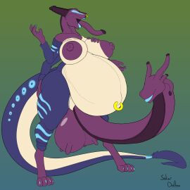 1:1 2019 4_arms 4_fingers absurd_res anthro areola balls belly big_balls big_belly big_breasts big_penis biped breasts claws collaboration countershade_tail countershade_torso countershading digitigrade fingers futanari genitals glans hi_res huge_balls huge_belly huge_cock humanoid_genitalia humanoid_penis intersex multi_arm multi_limb navel navel_piercing navel_ring nipples penis penis_creature penis_horn penis_tongue penis_with_mouth penis_with_tongue piercing pregnant pregnant_anthro pregnant_futa pregnant_intersex pseudo_horn ring_piercing solardelton solo tail teats twilightmaster_(artist) udder_balls udders unusual_anatomy unusual_anatomy_placement unusual_genitalia_placement unusual_penis_placement