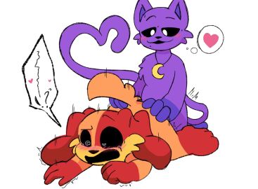 anthro anthro_on_anthro anthro_only canine catnap catnap_(poppy_playtime) critters_(poppy_playtime) dogday dogday_(poppy_playtime) doggy domestic_cat domestic_dog feline furry_only gay gay_sex male male_only no_humans orange_fur orange_skin poppy_playtime poppy_playtime_(chapter_3) purple_fur purple_skin sex smiling_critters tagme themikareth