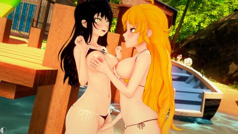 2024 3d 4girls ahoge alterego animal_ears ass beach big_ass big_breasts big_butt bikini bikini_aside black_bikini black_hair blake_belladonna blonde_hair blush boat breasts breasts_out canon_couple cat_ears cat_girl catgirl color digital_media_(artwork) dock female female_focus female_only fingering fingering_partner hand_on_breast heart-shaped_pupils in_love kemonomimi long_hair looking_pleasured looking_shocked multicolored_hair nipples nsfw_version public public_nudity public_sex purple_eyes red_hair ruby_rose rwby shocked shocked_expression short_hair side_ponytail smile source tagme team_rwby two-tone_hair unaware voyeur voyeurism watching watching_sex water weiss_schnee white_hair yang_xiao_long yellow_bikini yellow_eyes yuri