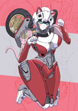 1girls arcee arcee_(rotb) autobot big_boobs big_breasts blue_eyes blush blush_lines blushing boobs breasts cat cat_ears cat_girl cat_tail catgirl cybertronian female female_autobots female_only hourglass_figure kneeling konro_yoyogei on_knees robot robot_catgirl robot_female robot_girl robot_humanoid solo thick_thighs transformers transformers_rise_of_the_beasts