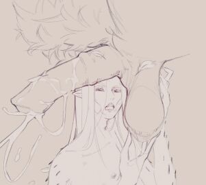 2boys abs bara big_dom_small_sub big_penis cock_worship dilf femboy foreskin gay gay_blowjob gay_domination gay_sex hairy hairy_male harsh-mallowz height_difference horns huge_cock large_penis long_hair male male/male male_only oral pecs penis saliva size_difference uncircumcised uncut yaoi