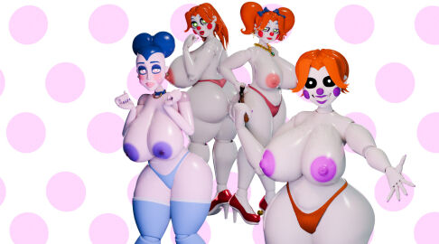 3d 3d_(artwork) baby_(fnafsl) ballora ballora_(cosmic_trance) ballora_(fnafsl) circus circus_baby circus_baby_(fnaf) circus_mommy circus_mommy_2.0_(anthony_blender) doki_doki_literature_club female female_only five five_nights_at_freddy's tagme