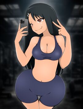 1girls 2025 2d 2d_(artwork) aged_up ass ass_focus ass_grab big_ass big_breasts bike_shorts black_hair brat bratty breasts brown_eyes bubble_ass bubble_butt clothed clothed_female clothes clothing female gym gym_clothes gym_shirt gym_shorts half-dressed hayase_nagatoro hi_res high_resolution highres huge_ass naughty_face please_don't_bully_me nagatoro revealing_clothes shorts simple_background smile smug smug_face sports_bra sportswear standing tagme tan tan-skinned_female tan_body tan_skin teasing thick_thighs tight_clothing wide_hips zonen404