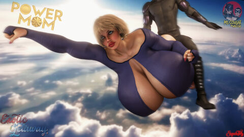 1boy 1girls 3d age_difference ass athletic athletic_female big_ass big_breasts bigger_female bodysuit breasts bust busty cape chest chip_(supert) clouds cloudscape curvaceous curvy curvy_figure digital_media_(artwork) enormous_ass enormous_breasts eyebrows eyelashes eyes female flying gigantic_breasts heavy_breasts height_difference hips hourglass_figure huge_ass huge_breasts hyper_breasts large_ass large_breasts larger_female legs light-skinned_female light_skin lips male male/female massive_breasts mature mature_female milf older_female older_female_and_younger_male original original_character original_characters outercourse power_mom_(supert) shorter_male size_difference slim slim_male slim_waist smaller_male straight superhero superpowers supert taller_female thick thick_hips thick_legs thick_thighs thighs voluptuous voluptuous_female waist wide_hips younger_male