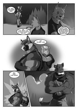 abs biceps feline fox lion male muscles muscular muscular_arms muscular_legs muscular_male muscular_thighs novra_(artist) pecs