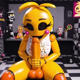 ai_generated cum cum_explosion cumshot futa_focus futa_solo futanari handjob intersex jerking jerkingoff masturbation no_sound penis semen solo solo_futa tagme toy_chica_(fnaf) toy_chica_(love_taste) video