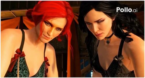 2girls ai_generated girl_on_girl girlfriends lesbian_couple lesbian_domination lesbian_focus lesbian_kiss lesbian_sex tagme triss_merigold video witcher yennefer yennefer_of_vengerberg yuri