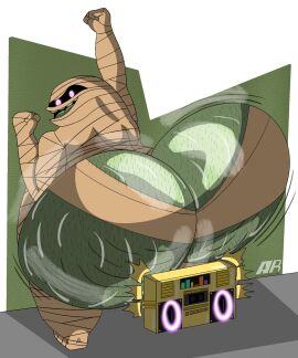 2024 antoniorade apple_butt ass ass_expansion big_ass big_butt boombox bubble_ass bubble_butt cellulite dancing gold_boombox_(prevence) green_body green_tongue hairy_ass hairy_butt hotel_transylvania male male_only mummy murray_the_mummy musk musky musky_ass musky_butt open_mouth pink_eyes plump plump_ass plump_thighs stereo sweat sweaty_ass thick thick_ass thick_butt thick_thighs twerk_hypnosis twerking watermark wide_ass wide_hips wide_thighs