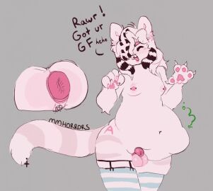 anal anal_sex anal_vore animated anthro anus ass balls belly belly_expansion big_butt billy_(mmhorrors) breasts chastity_cage chastity_device clothing cuckold digestion_noises domestic_cat duo expansion felid feline felis female female_prey femboy genitals humanoid legwear male male/female male_pred mammal mmhorrors nipple_piercing nipples penetration piercing pink_body puffy_anus same_size_vore slightly_chubby smile smiling_at_viewer sound stockings stomach_bulge tagme tail talking_to_viewer tattoo thick_thighs video vore watermark