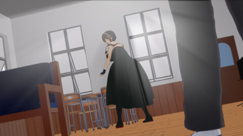 1girls 3d big_breasts boots breasts dress female headgear human murdoch_swan spy_x_family thorn_princess yor_briar yor_forger