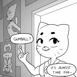 1:1 2025 animated animated_comic anthro bedroom begging begging_pose bell bell_collar breasts cartoon_network clothed clothing collar comic dialogue domestic_cat english_text erect_nipples felid feline felis female furry inside interrupted_speech light_switch looking_at_viewer looking_pleasured mammal monochrome name_drop name_in_dialogue nicole_watterson nipples no_sound nude nude_female pornography pose poster short_playtime slideshow small_breasts solo speech_bubble tagme text the_amazing_world_of_gumball video wtperv