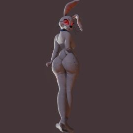 1girls 3d ass big_ass big_breasts breasts bunny_ears bunnysuit female five_nights_at_freddy's five_nights_at_freddy's:_security_breach hand_on_hip looking_back solo vanny_(fnaf)