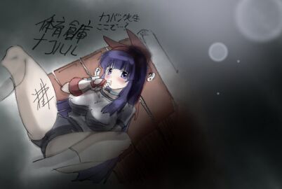 1girls alternate_color arm_support artist_name big_breasts blush breasts buruma busty cameltoe come_hither female female_only finger_to_mouth fingerless_gloves gloves hair_ribbon hi_res highres horny horny_female japanese_text king_of_fighters large_breasts legs long_hair looking_at_viewer nakoruru pink_lips purple_eyes purple_hair pussy red_buruma ribbon samurai_shodown shirt sitting snk solo sports_uniform sportswear spread_legs thick_thighs thighs traditional_media traditional_media_(artwork) translation_request very_long_hair voluptuous