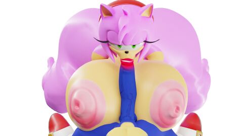 3d amy_rose ass blender blender_(software) breasts female footwear handwear hyper_ass hyper_breasts minttoo mostly_nude paizuri sonic_(series) sonic_the_hedgehog sonic_the_hedgehog_(series)