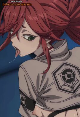 1_minute_long 1boy 1girls 2025 2d 2d_animation ahe_gao ahegao_face animated animation anus ass ass_grab auryxen clothed_sex cum cum_in_pussy cum_inside gachiakuta green_eyes has_audio indoors light-skinned_female light_skin longer_than_10_seconds longer_than_30_seconds longer_than_one_minute looking_at_viewer looking_back nude nude_female parody patreon_reward patreon_url patreon_username pleasure_face pussy pussy_juice red_hair riyou_reaper sex sex_from_behind small_breasts smaller_female sound straight tagme tongue tongue_out uncensored vagina vaginal_penetration vaginal_sex video voice_acted