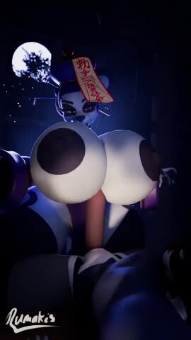 3d_(artwork) 3d_animation 9:16 absurd_res animated anthro asian_clothing asian_mythology bear big_breasts big_nipples big_penis black_body black_fur bodily_fluids boobjob breast_play breasts chinese_mythology clothing cum cum_on_breasts digital_media_(artwork) duo east_asian_mythology female full_moon fur genital_fluids genitals giant_panda glowing glowing_eyes hat headgear headwear hi_res huge_breasts huge_cock jiangshi jiangshi_costume long_playtime male male/female mammal moan moon multicolored_body multicolored_fur mythology night nipples ofuda penis purple_clothing red_eyes rumakis sex signature sound tagme talisman teeth thick_thighs titjob tongue undead video white_body white_fur