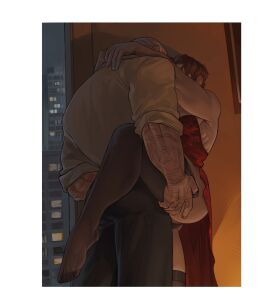 deadpool gay lkikai male male/male male_only marvel marvel_comics peter_parker spider-man spider-man_(series) wade_wilson